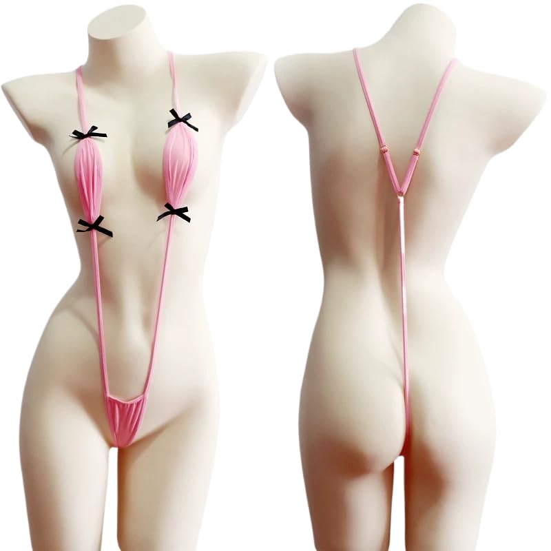 Women's Micro Monokini Slinghot Swimsuit with G-String -Micro Bikini Extreme Slutty4