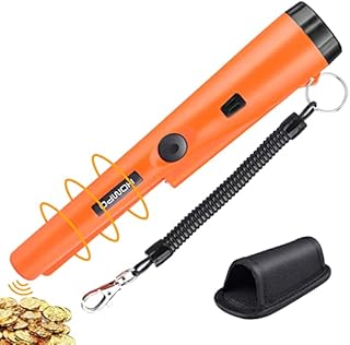 Metal Detector Pinpointer - Waterproof Handheld Pin Pointer Wand, High Accuracy Professional Handheld Search Treasure Pinpointing Finder Probe