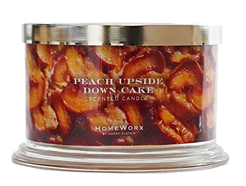 HomeWorx by Harry Slatkin 4-Wick Candle - Peach Upside Down Cake