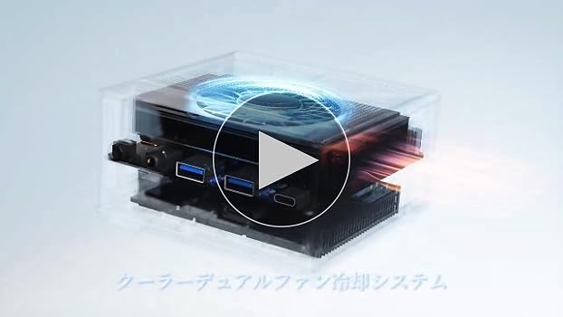 Amazon.co.jp: AOOSTAR GEM10 ミニPC Ryzen 7 6800H 16GB 6400MT