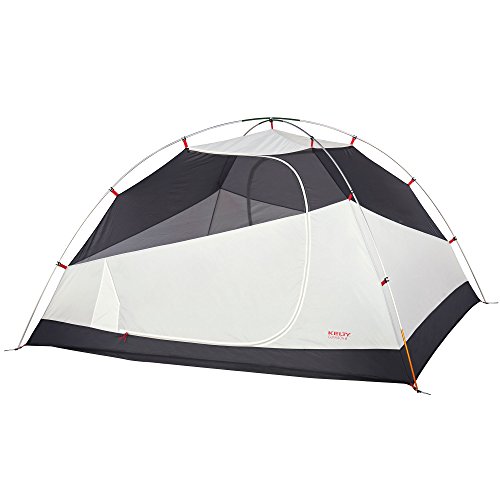 Kelty Gunnison 4 Person Backpacking and Camping Tent with Footprint, Grey
