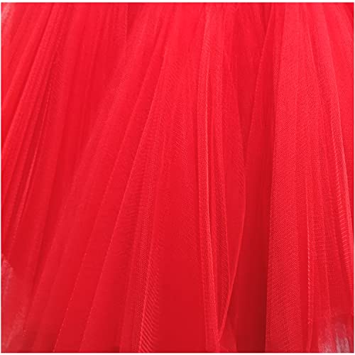 Goobgs Musever 1950S Vintage Ballet Bubble Skirt Tulle Petticoat Puffy Tutu Red Small/Medium #TOP2