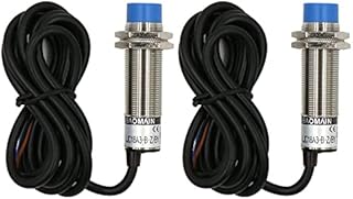 Baomain Capacitive Proximity Sensor Switch LJC18A3-B-Z/BY PNP NO DC 10-30V 200mA 1-10mm Blue 2PCS