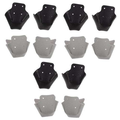 BESPORTBLE 3sets Roller Skates Toe Covers Boys and Girls Ice Skate Protector Leather Toe Guard 2pairs*3