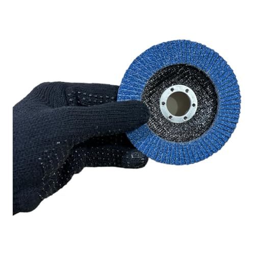 10 Discos Flap TNT Green Label, Escolha o Grão (40/60/80/120), 115x22 (4.1/2) mm de diâmetro (Grão 8