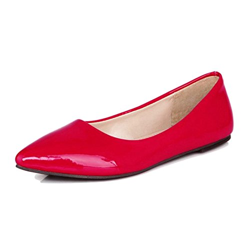 Zapatos planos cómodos para pies anchos Onewus de mujer en tallas grandes
