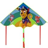 Kinder Drachen, Kinder-Drachen mit Paw Patrol Motiv, Outdoor-Spielzeug für Kinder, Drachenschnur Einleiner Flugdrachen für Beach Trip Outdoor Games, Drachen für Paw Patrol-Fans