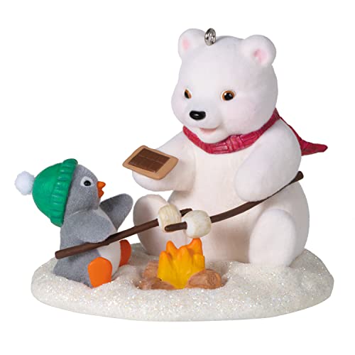 Hallmark Keepsake Plastic Christmas Ornament 2022, Snowball And Tuxedo S'more Fun #TOP25