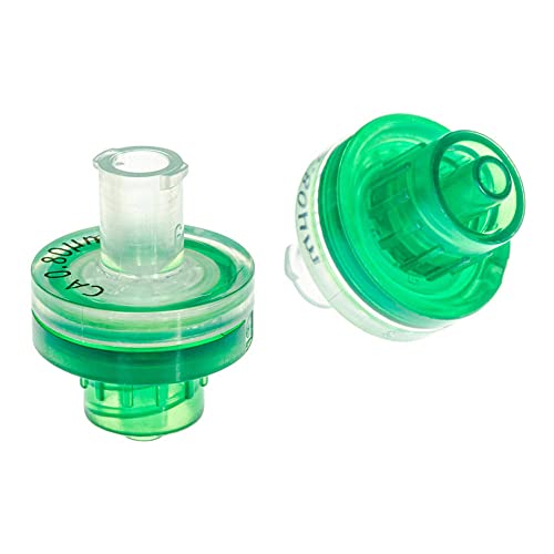 Image of GVS FJ13ANCCA008ED01 ABLUO Syringe Filter, Acrylic Housing, 0.80 m, 13 mm Diameter, Cellulose Acetate (Pack of 500)