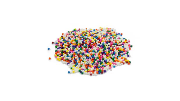 Image of Yupik Birthday Cake Sprinkles, 2.2 lb (35.2 oz), Rainbow Nonpareil Sprinkles, Gluten-Free, Kosher, Cholesterol-Free, Sodium-Free, Fat-Free, Ideal for Ice Cream, Cakes & Donuts Decorating