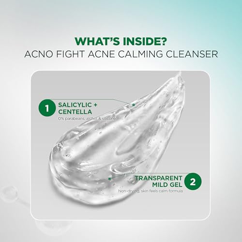 Image of Garnier Men Acno Fight Gentle Cleanser Facewash | For Acne-Prone, Sensitive Male Skin | 100g | Powered by Salicylic acid and Centella, this gentle facewash helps fight pimples on sensitive male skin without dryness.