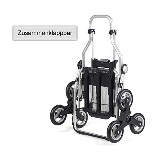 ANDERSEN Einkaufstrolley - Treppensteiger Royal Shopper Tamo anthrazit 51 L Reflektor,Thermo, Aluminium, klappbar, Räder abnehmbar, ... – Bild 3