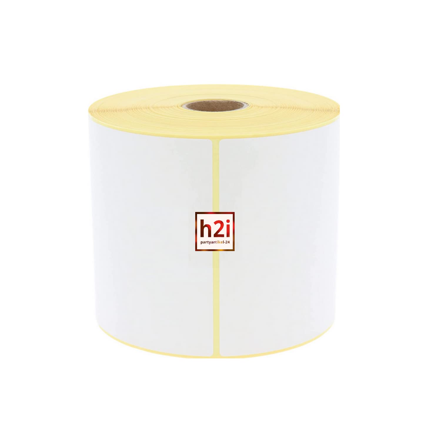h2i Étiquettes thermiques directes 100 x 150 mm – 500 étiquettes par rouleau – Noyau de rouleau 25,4 mm – Perforation – Autocollant – Pour toutes les imprimantes d'étiquettes et industrielles +