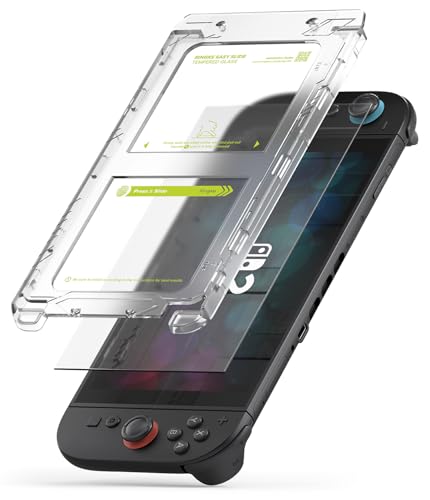 yRingkezEasy Slide Tempered Glass Nintendo Switch 2ΉXN[veN^[ȒPc[tE2Zbg[h~EUh~] 9HKXEx^b`EʑS̃tJo[R[eBO
