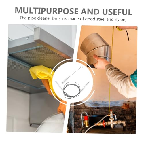 BUGUUYO 1 Par máquina de respiração em forma de u escova ferramenta de limpeza de tubos escova de li