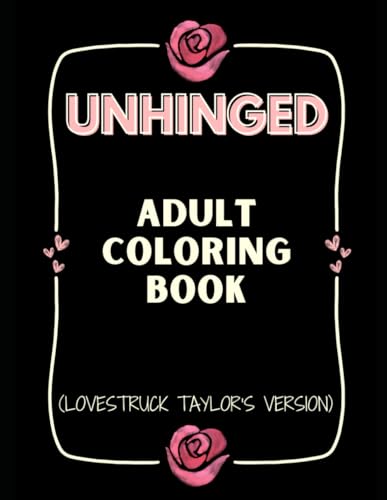 Unhinged Adult Coloring Book (Lovestruck Taylor's Version) (Activity Books TV) image 2