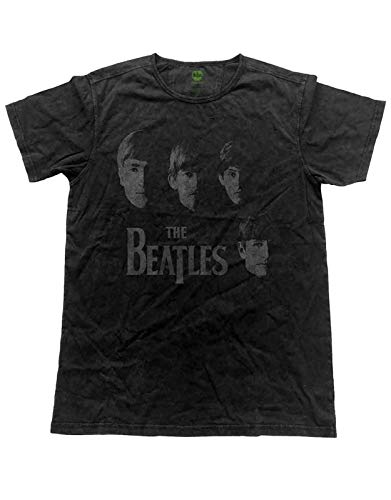 Générique The Beatles T Shirt Faces Band Logo Officiel Homme Vintage Finish Size XXL - Les Beatles, Paul McCartney, John Lennon, RIngo Starr, George Harrison Générique The Beatles T Shirt Faces Band Logo Officiel Homme Vintage Finish Size XXL