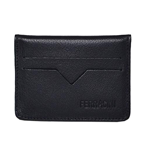 Carteira Porta Cartões Masculina Ferracini Preta