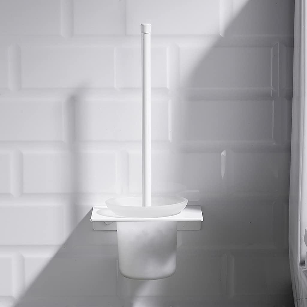 Pennello per il bagno Brush Holder Holder Household Weol-montato a muro Block Brush Brush Bathroom Manico lungo Lavagna di pulizia della toilette Spazzola moderna Pennelli di pulizia creativa Set Tito