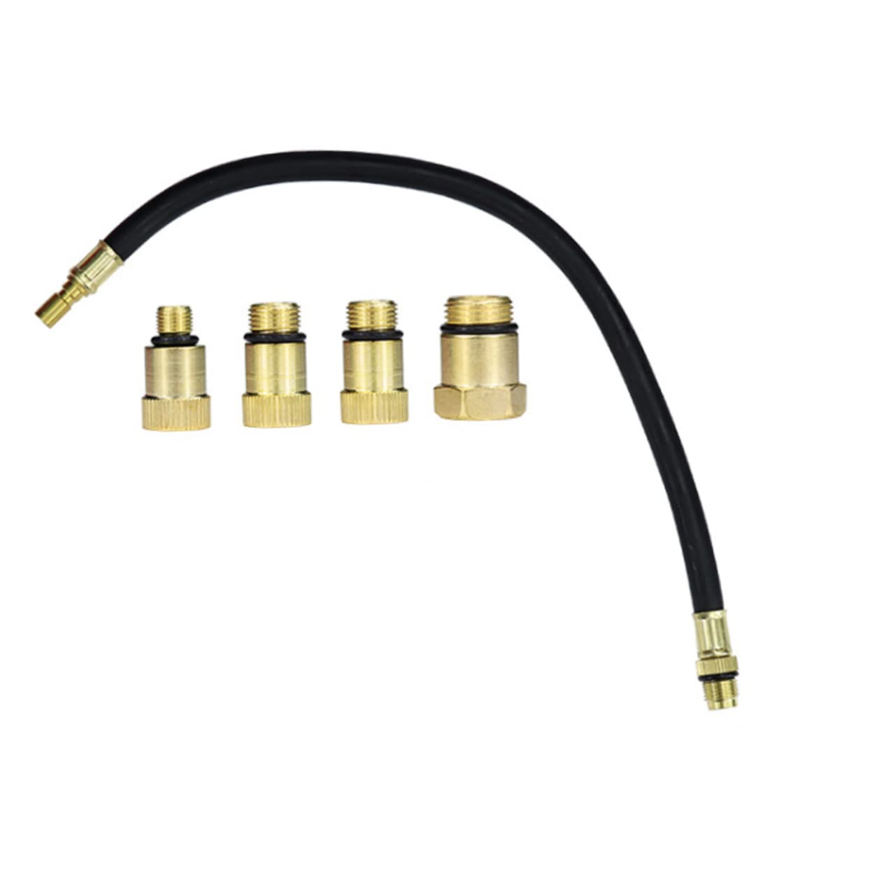 GLEAVI Compression Tester Kit for Car Motorcycle Accurate Cylinder Pressure Gauge with Quick Coupling Readings for Petrol Engine Diagnostics Red