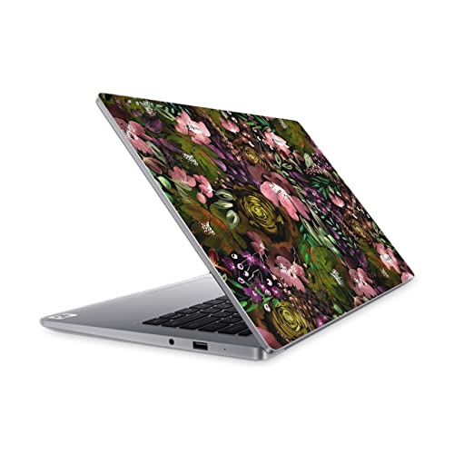 Skin vinyle Mi Notebook 14 2020 autocollant protection fleur Anis Illustration