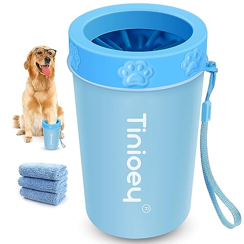 Dog Paw Cleaner for Medium Dogs (with 3 Absorbent Towels), Dog Paw