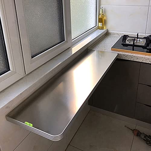 Table de bar pour petit-déjeuner pliable avec plateau amovible - 5