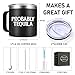 Qtencas Gifts for Tequila Lovers, Tequila Mugs for Men Women, Insulated Stainless Steel Mug, Birthday Christmas Gift for Tequila Whiskey Vodka Gin Bourbon Wine and Beer Lovers, 14oz, Black