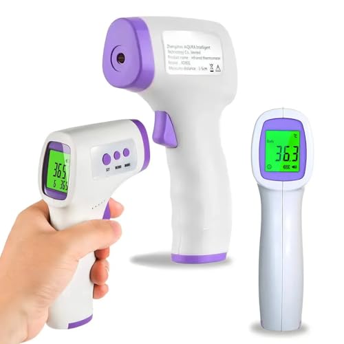 Termômetro Infravermelho Digital de Testa Sem Contato – Alta Prec...