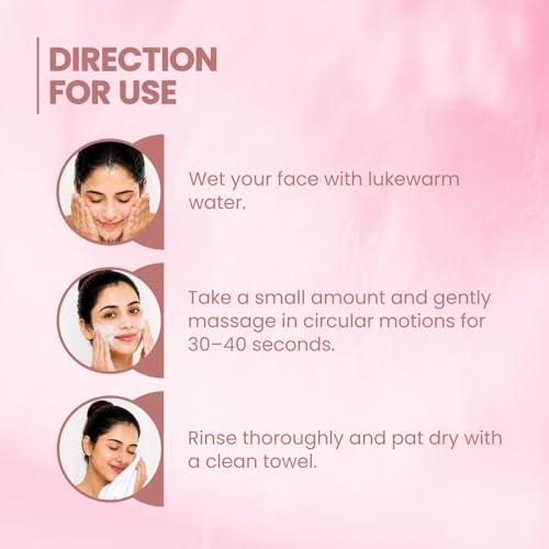 Image of UIMO Brightening Face Wash for Women & Men | Deep Cleansing Face Cleanser with Aloe Vera & Orange Extract | Oil Control, Tan Removal & Glowing Skin | Gentle Daily Face Wash for All Skin Types | 100ml