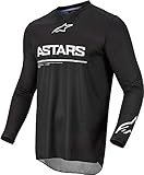 Alpinestars Racer Graphite Jersey Black Lg (3761922-10-L)