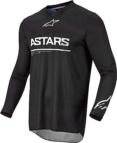 Alpinestars Racer Graphite Jersey Black Lg (3761922-10-L)