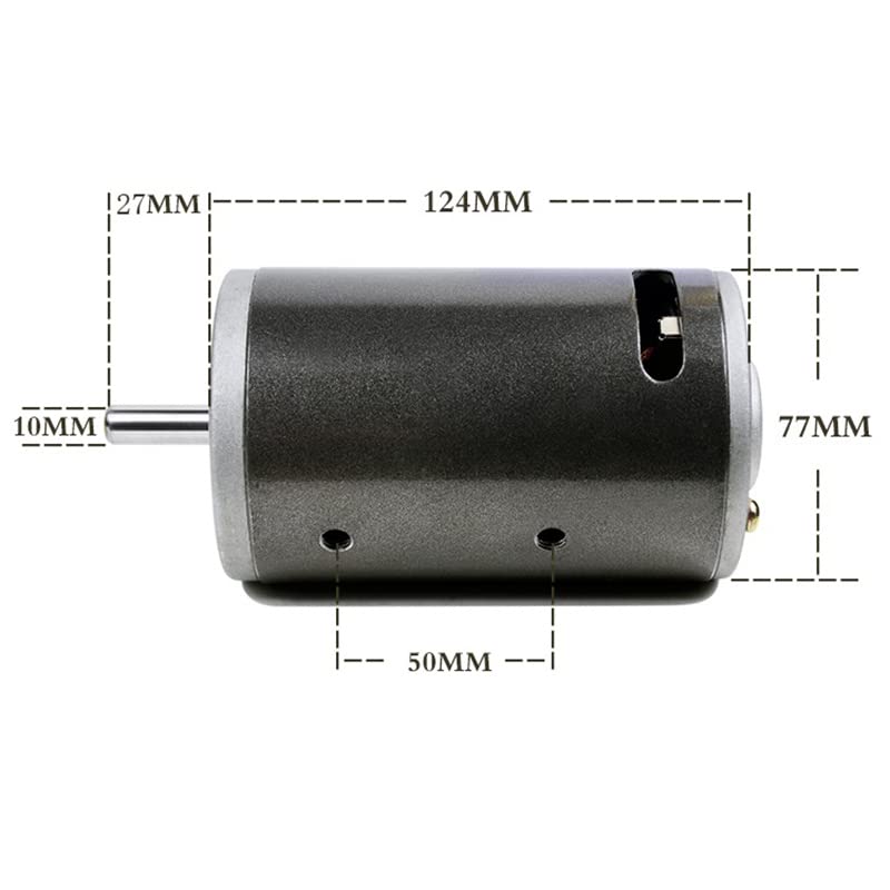 DC 220V 280W Low Noise Double Ball Bearing Lathe Spindle High Power Engine Motor for Belt Sander or Grinding Machine