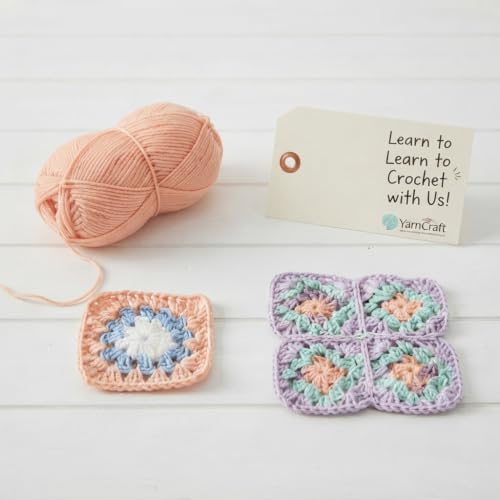Image of ProKart - 4 Ply Plush & Cuddly for Knitting & Crochet | Pastel Yarn for Baby Toys & DIY Crafts | 100g, Pack of 4 (Baby Blue, Lavender, White, Peach)