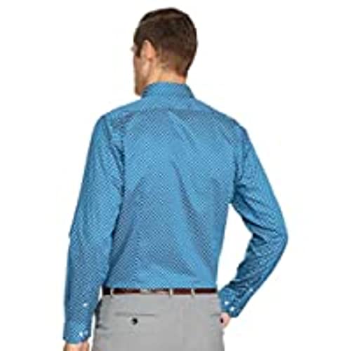 Image of Van Heusen Formal Printed Shirt for Men| Premium Cotton| Full Sleeves| Slim Fit |Breathable Fabric