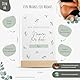 MeinBaby123® Meilensteinkarten Schwangerschaft | Meilenstein Karten Set Geschenk zur Schwangerschaft | Fotokarten für die Schwangerschaft | 42 Karten Inkl. hochwertigem Baumwollsäckchen (Eukalyptus)