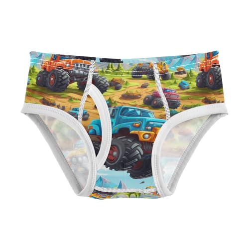 Monster Truck Toddler Boy's Underwear 2T 202a8594