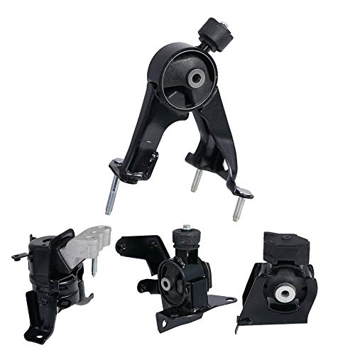 Engine Motor Mount Set - Compatible With Fits For 2009 2010 2011 2012 2013 Toyota Corolla 1.8L & Toyota Matrix 1.8L, 2009-2010 Pontiac Vibe 1.8L Fwd 4Pcs, A62015 A62023 A62027 A62039 #TOP11