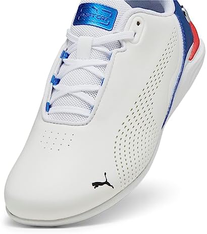 PUMA Kids BMW Sneaker, White-Pro Blue, 7 US Unisex Toddler | Image 3
