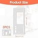 Flexible Planner Stencil, 3 Pack Reusable Templates for Dot Grid Journals, Calendar Stencils for Planners, Checklists and DIY Crafts