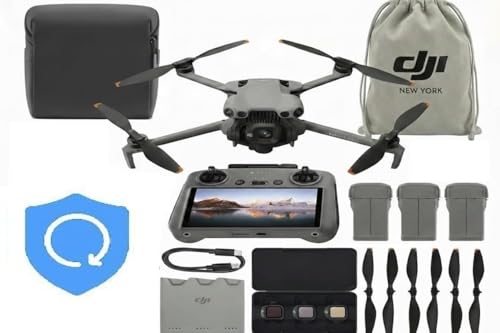 DJI Mini 5 Pro Fly More Combo with DJI RC 2, Drone with 4K Video, 36 Mins Flight Time, 3 Batteries Bundle with 12 DJI NY Pouch, 1 year NYC Care Plan and more