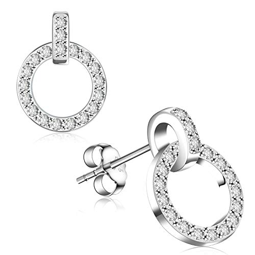 Arrebol Boucles d'oreilles Femme en Argent Sterling 925 Rondes Cover