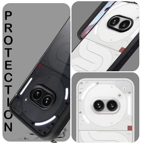 Image of Artistque Hard Clear Back Cover Case for Nothing Phone 2a Plus 5G | Shockproof TPU | Acrylic Armor | Stylish Protective Design - Transparent