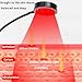 U4GLORY Red Light Therapy for Face and Body, 18 LEDs 660nm Red and 850nm Near Infrared LED Red Light Therapy Light with Angle Adjustable and Clip, Suitable for Body at Home Skin Care Pain Relief