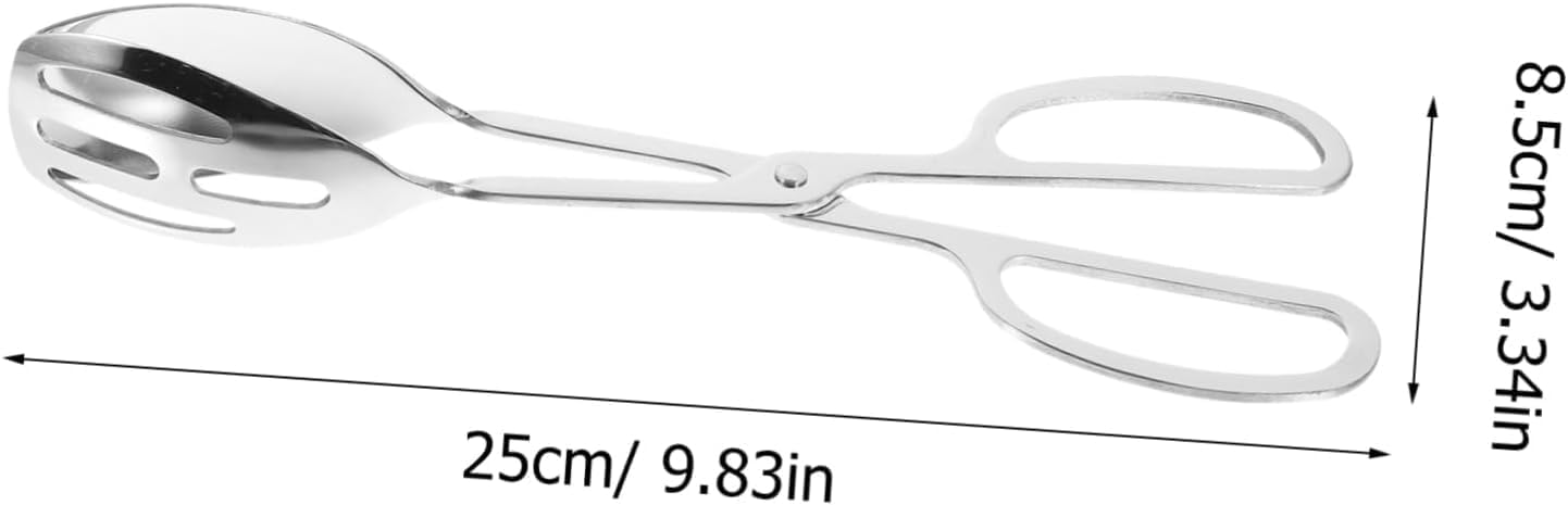 Cooking Tongs Stainless Steel Food Tongs Food Serving Tongs Grilling Tongs Baking Food Tongs Cooking Tongs Tong for Cooking Tongs for Cooking Buffet Food Tongs Stainless Tongs Bread Tong Silver