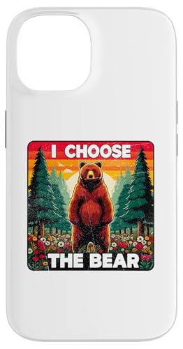 I Choose The Bear Funny ���f�B�[�X �f�B�x�[�g�E�b�Y �v���f�^�[�Y �}�} �X�}�z�P�[�X iPhone 14 �p