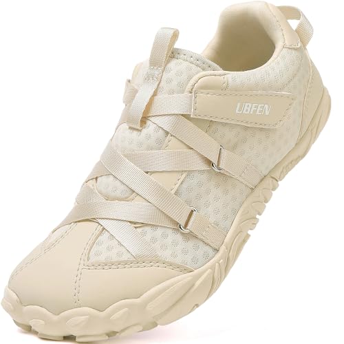Image of UBFEN Kids Barefoot Shoes Zero Drop Wide Toe Box Sneakers for Boys Girls | Hook&Loop, Lightweight, Breathable, Suitable for Hiking, Walking, Tennis, Running, Daily Wear, Toddler, Little Kid, Big Kid