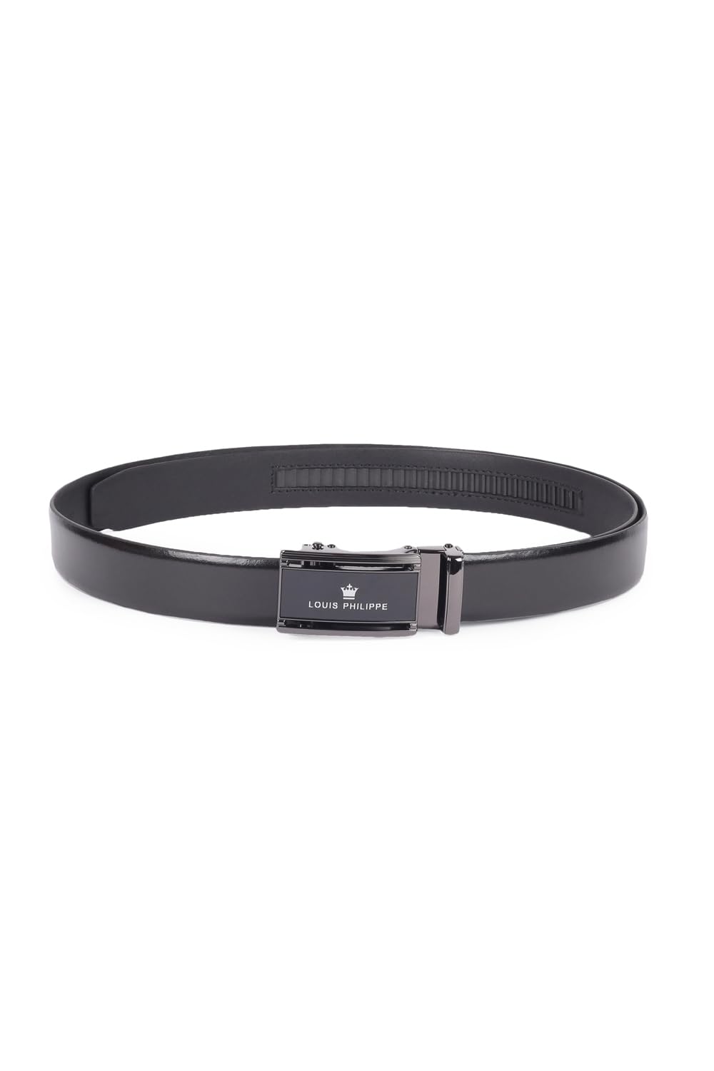 louis philippe Men Black Solid Leather Formal Belt-picture-35