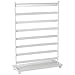 Home Traditions Z02012 Earring Organizing Wire Metal Jewelry Tower or Stand with Tray, 16.5" Tall, White
