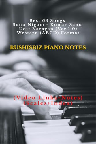 Photo de Best 63 Songs - Sonu Nigam - Kumar Sanu - Udit Narayan (Ver 1.0) - Western (ABCD) Format: RUSHISBIZ PIANO NOTES - (Video...